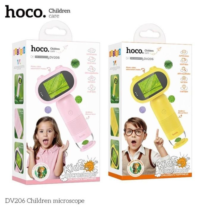 2-Inch Rechargeable Portable Digital Kids Microscope by Hoco - Image 6