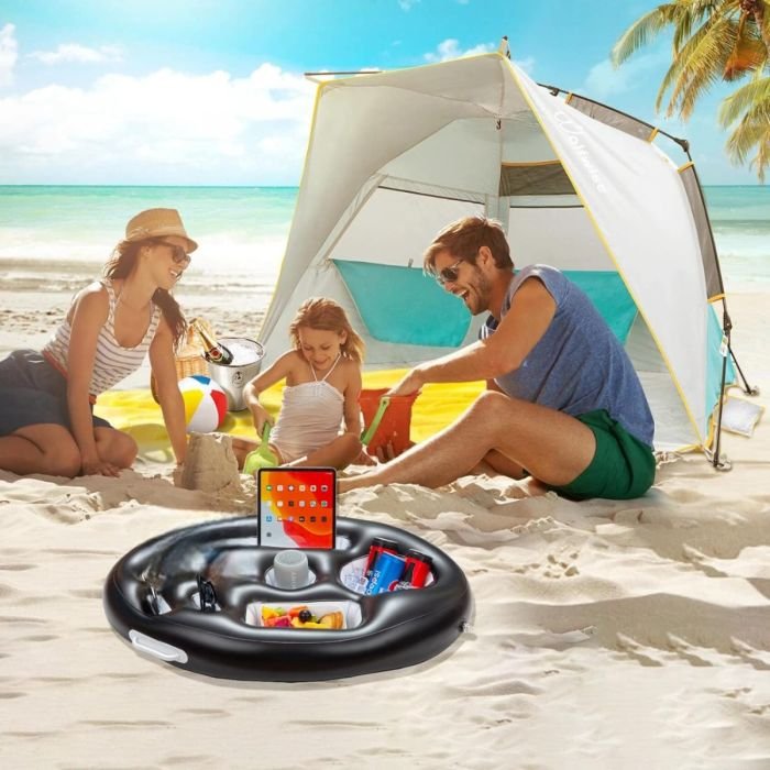 Inflatable Floating Drink Holder for Pools & Beaches - Image 2