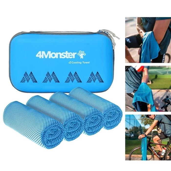 4Monster Foldable Cooling Towel Set 4 Pieces 30 x 100 cm - Image 5