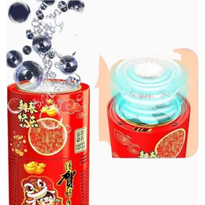 Automatic Firework Bubbles Maker with LED Lights, Sounds & 12 Holes - Image 10