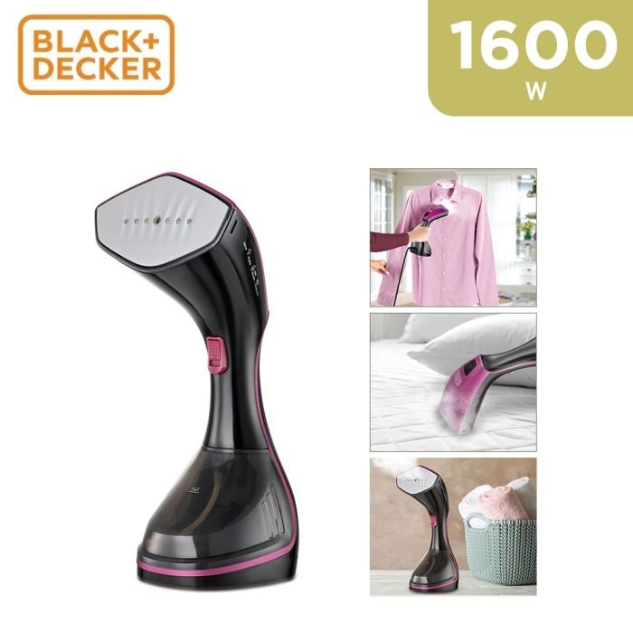 Black + Decker Portable Digital Handheld 1600W Garment Steamer - Image 8