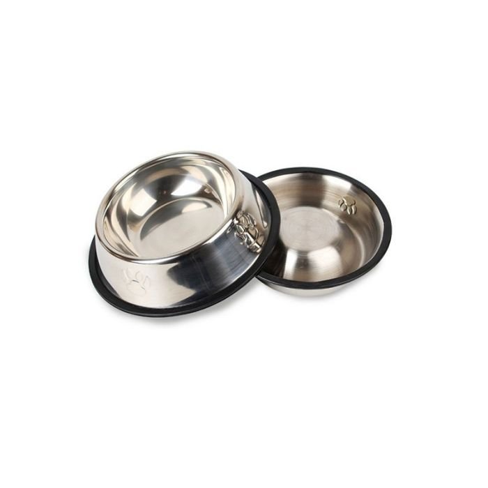 Stainless Steel Pet Feeding Bowl 30 cm - Image 3