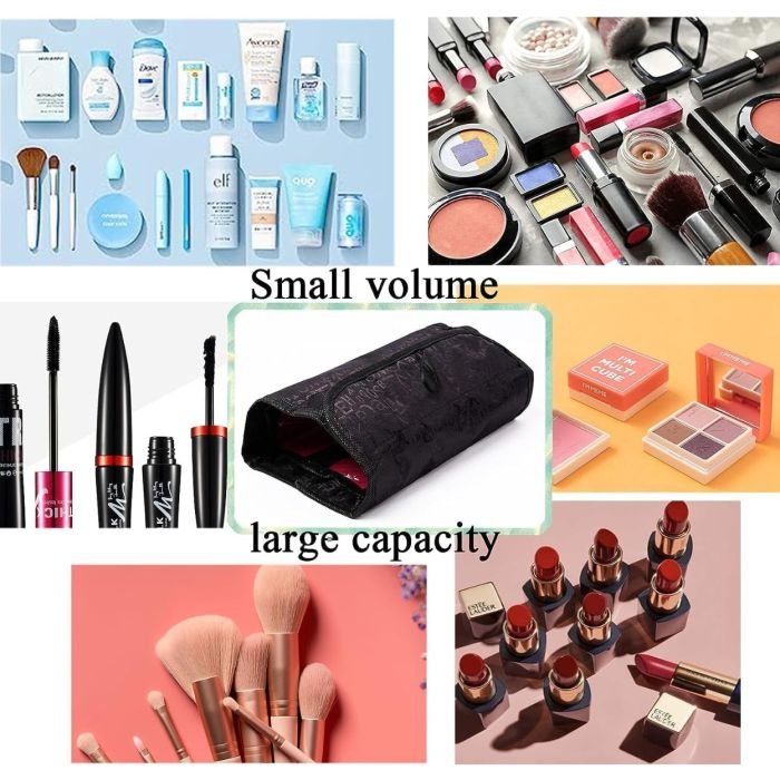 Travel Roll-up Makeup Case Organizer - Image 2