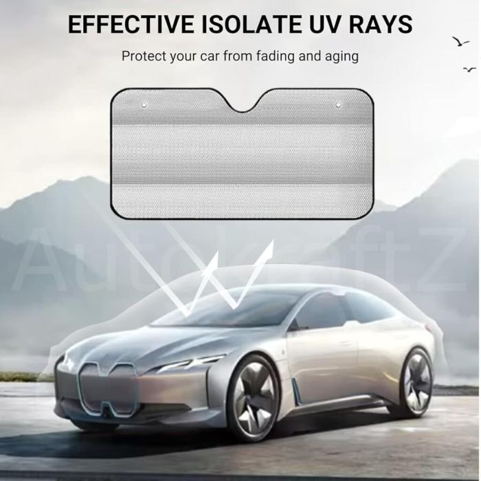 Foldable Reflective Windshield Sunshade - Image 6