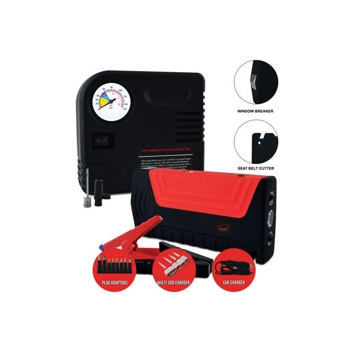 Maagen Portable Jump Starter & Compressor Kit - Image 2