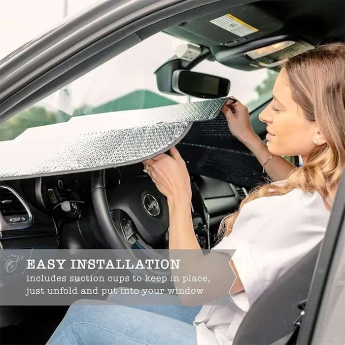 Foldable Reflective Windshield Sunshade - Image 7
