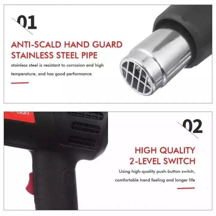 Hot Air Gun 2000W - Image 4
