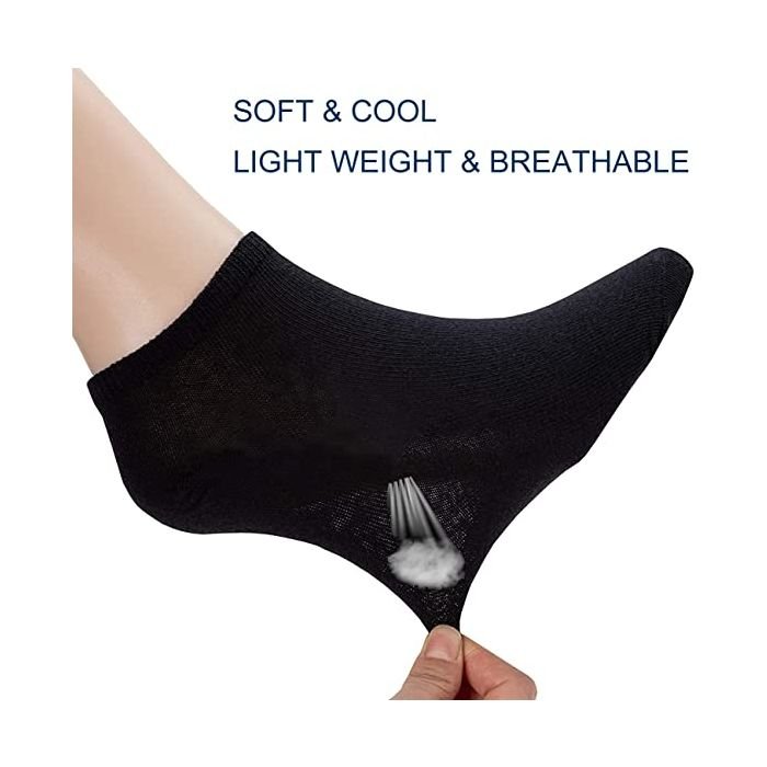 10 Pairs Low Cut Ankle Socks for Women & Men ( Free Size) - Image 4