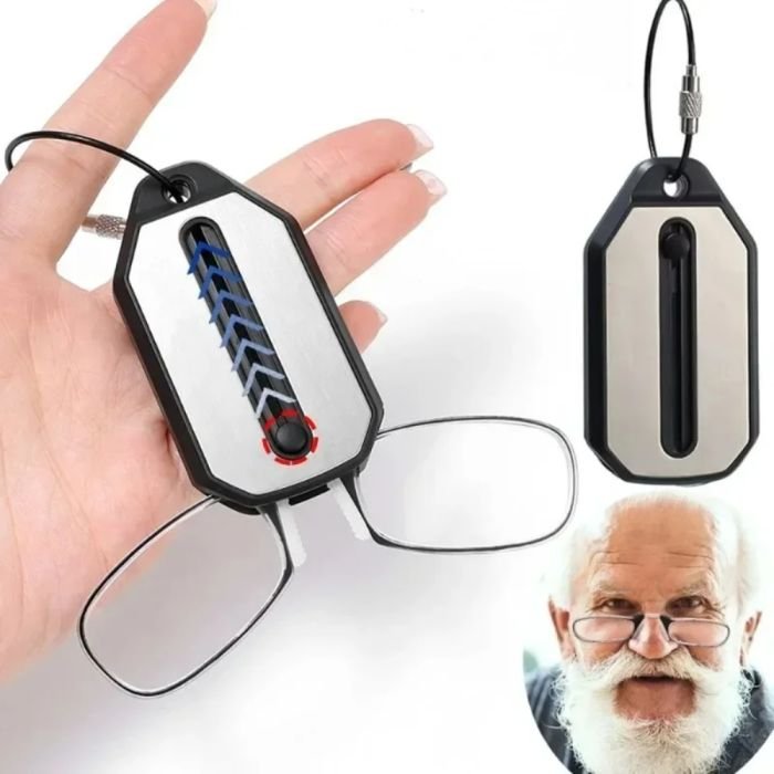 Keychain Folding Reading Glasses with Magnification up to +3 - Image 3