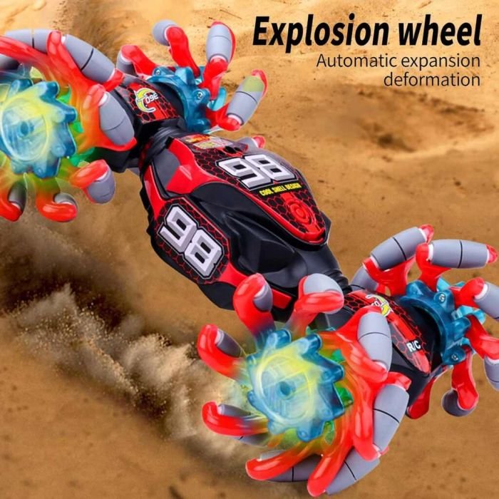 Portable 4WD Twist Stunt Car with Gesture and Remote Control - Image 9