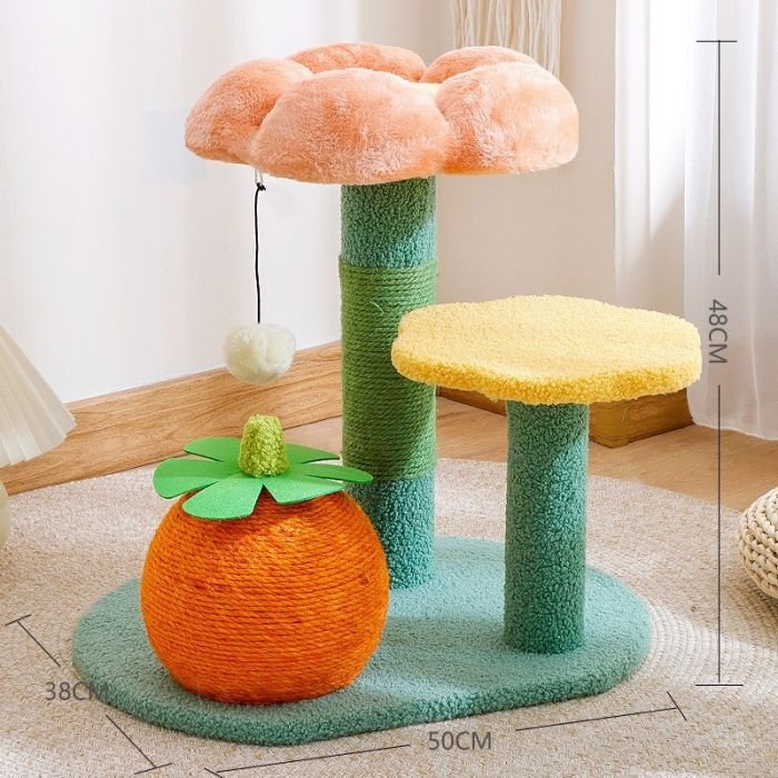Flower and Small Plant Tree Cat Toy - Image 3