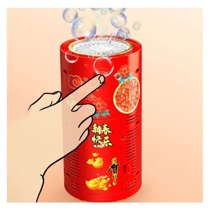 Automatic Firework Bubbles Maker with LED Lights, Sounds & 12 Holes - Image 6