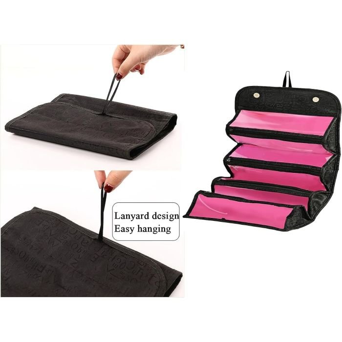 Travel Roll-up Makeup Case Organizer - Image 5