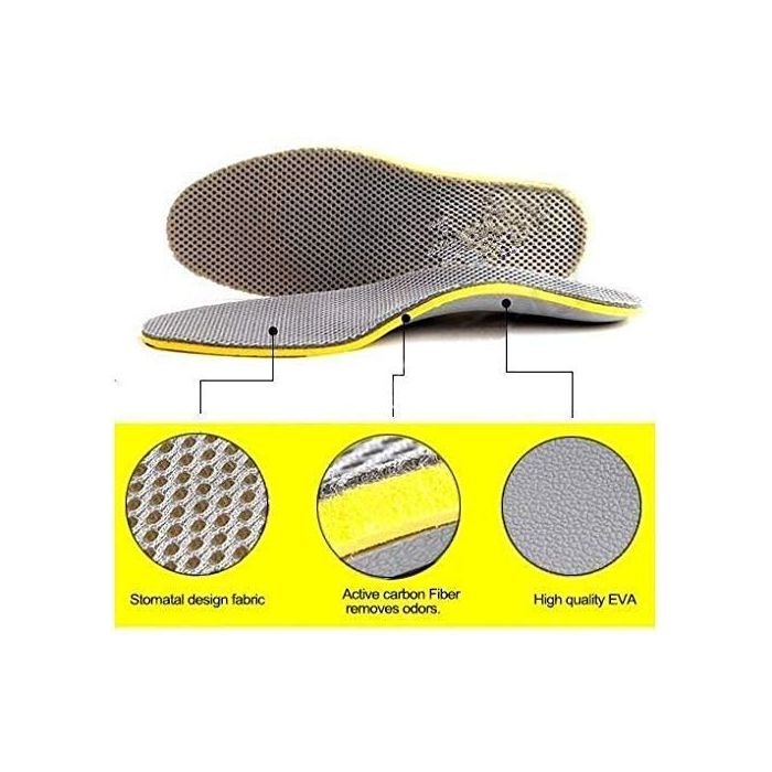Memory Foam Insoles For Shoes Arch Support - Size 40 to 46 - Image 4