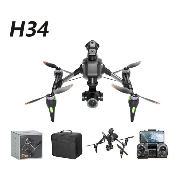 Creative Folding Dual 4K Camera Drone with Obstacle Avoidance
