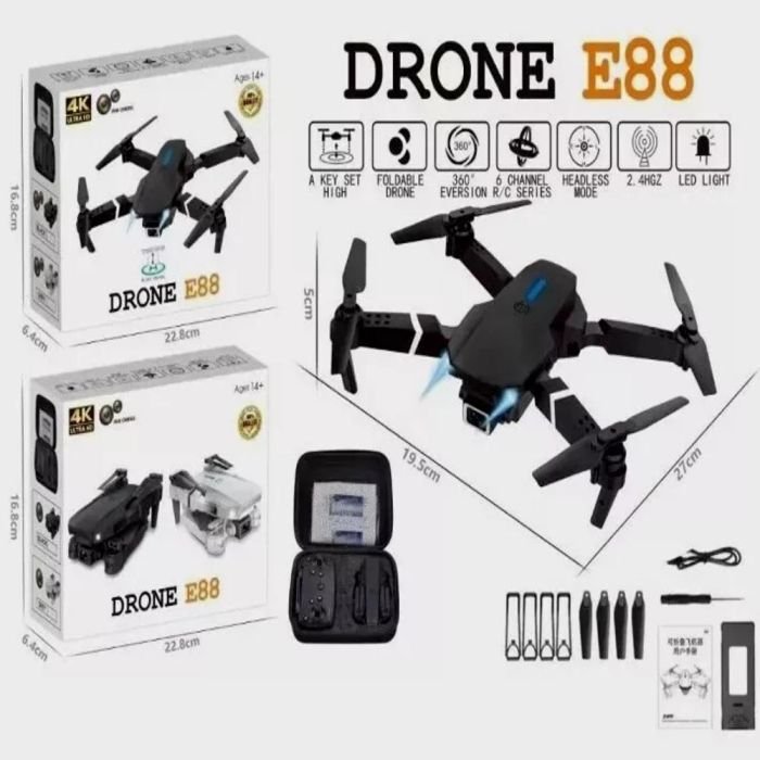 E88 Pro Max Drone with Dual 4K HD Camera 2.4GHz - Image 4