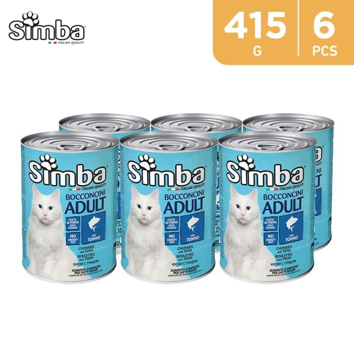 Simba Chunkies With Fish Adult Cat Food 6 x 415g