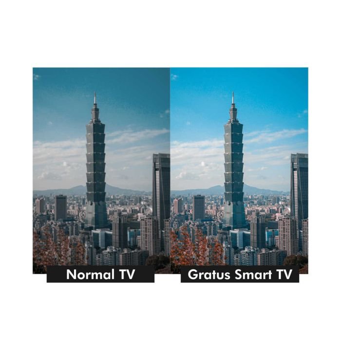 75-inch LED 4K Smart Android TV by Gratus - Image 2