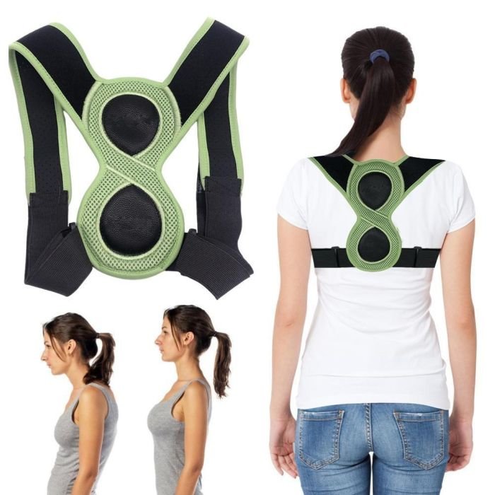 Adjustable 8 Shaped Posture Corrector Upper Back Brace Support - Image 2