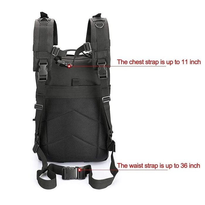 Practical Travel Backpack 45 x 26 x 30cm - Image 8