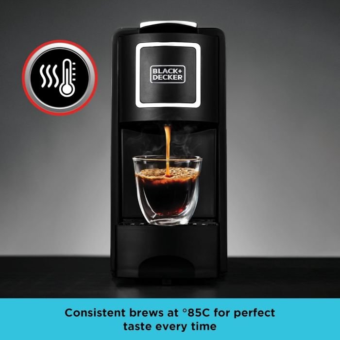 Black and Decker 1140W Capsule Coffee Machine - Image 4