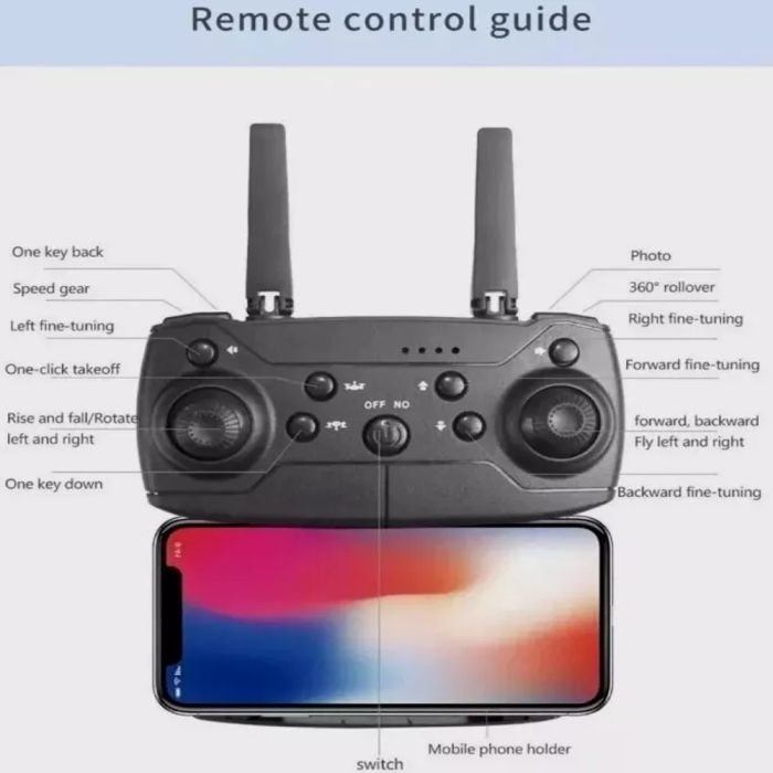 E88 Pro Max Drone with Dual 4K HD Camera 2.4GHz - Image 3