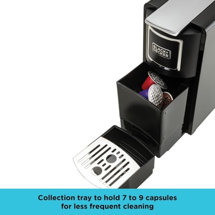 Black and Decker 1140W Capsule Coffee Machine - Image 7